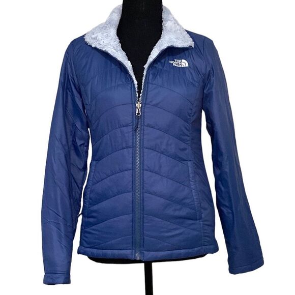 Blue North Face Women's Jacket with Super Soft Inner Fleece Lining - Picture 1 of 6